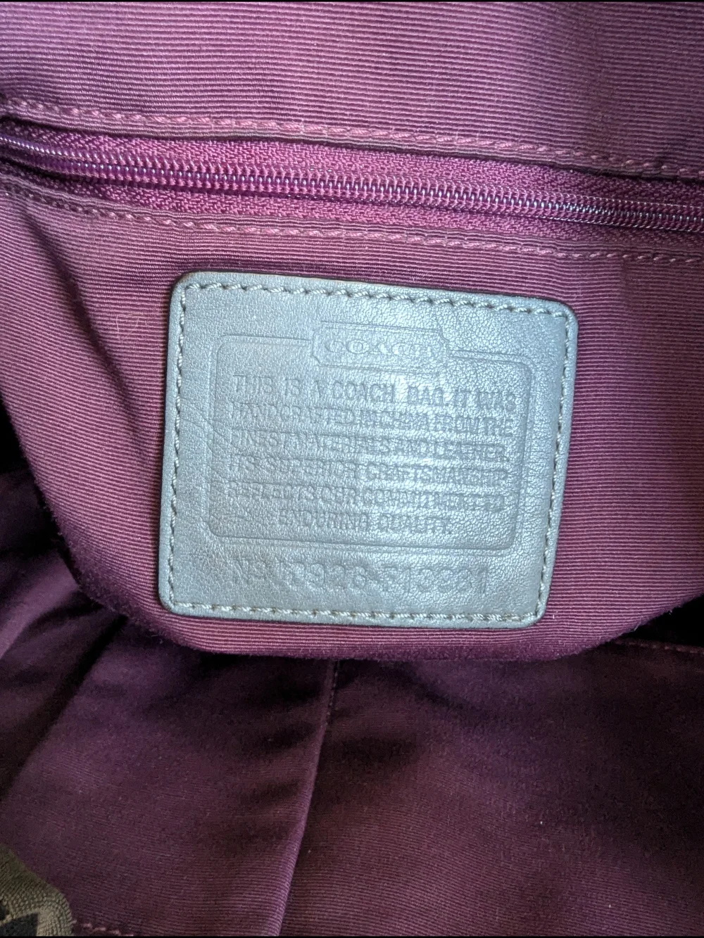 Vintage Coach Carly Hobo Bag